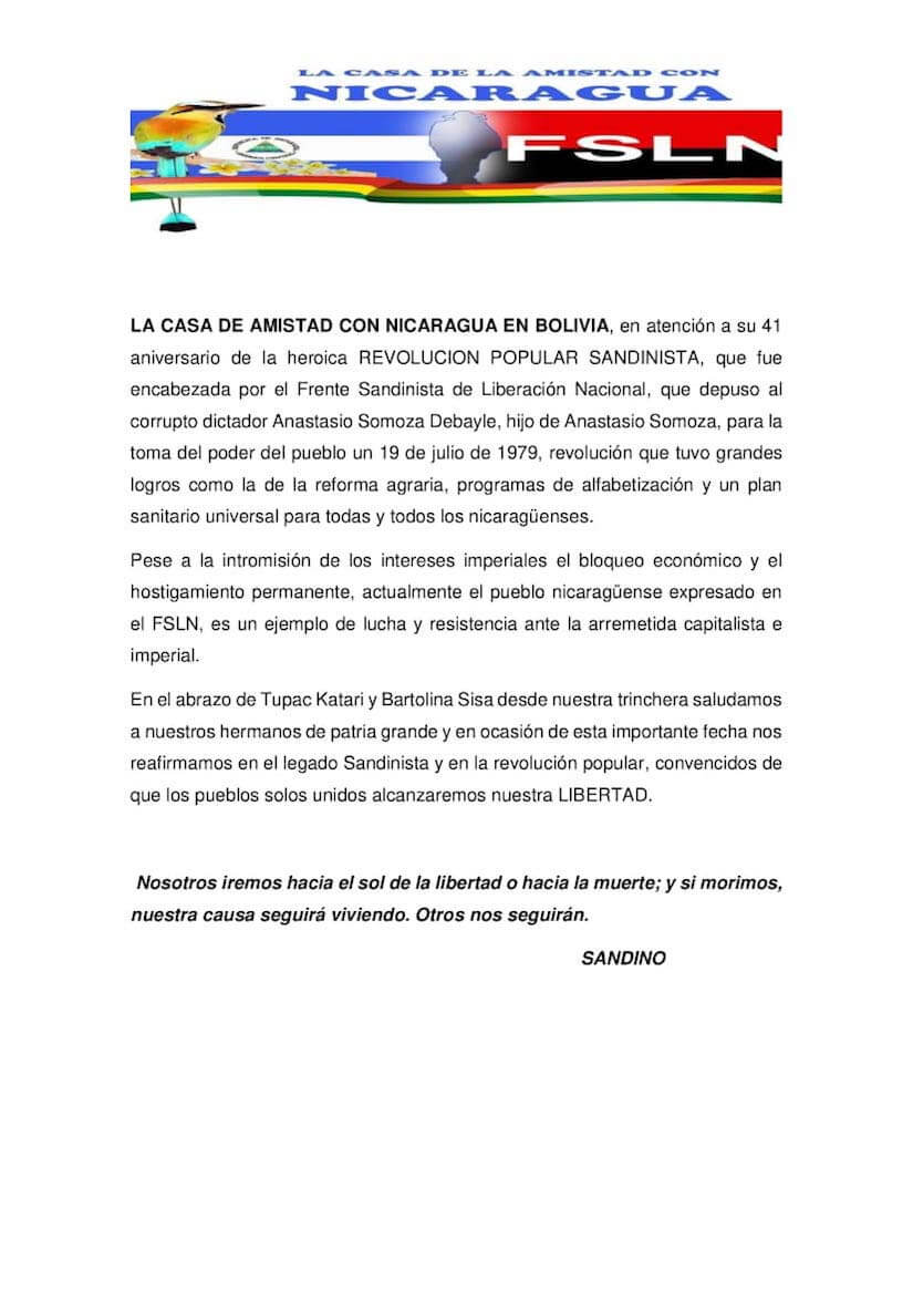 felicitacion-casa-amistad-con-nicaragua-en-bolivia